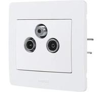Prise tv / fm / sat Diam2, DEBFLEX, blanc
