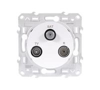 Prise TV FM SAT ODACE Electric 1 entrée à vis S520461