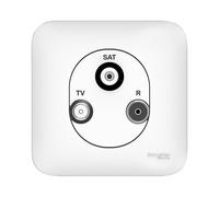 SCHNEIDER ELECTRIC Prise TV FM SAT Ovalis G