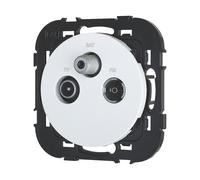 Prise TV / FM / Satellite 1 poste LAP Composable Blanc
