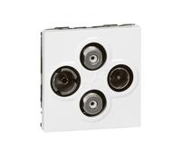 Prise TV-R-SAT-SAT Mosaic 2 modules blanc LEGRAND 078794