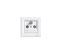 Prise TV-R-SAT - Schneider Electric - Eph3500121 - Blanc - 1dB - Intérieur