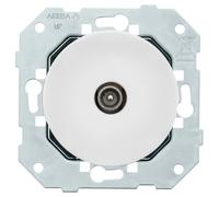 Prise TV SAT Fontini Dom blanc glossy à composer