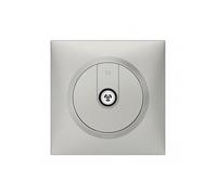 PRISE TV SIMPLE ALUMINIUM COMPLET DOOXIE LEGRAND 095037