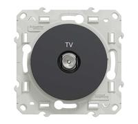 Prise TV - SCHNEIDER ELECTRIC - ODACE - Individuelle - Coaxiale - Anti-UV