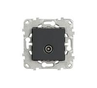 Schneider Electric Prise TV simple anthracite Unica