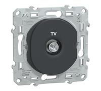 Prise TV 1 poste Ovalis Gris Schneider