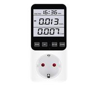 Prise UE, compteur d'énergie numérique, wattmètre, tension, consommation électrique, AC230V 16A, analyse de la consommation électrique