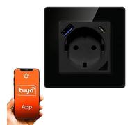 Prise USB 230V avec 1 x USB A et 1 x prise USB C WiFi sécurité enfant