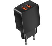 Prise USB 5V/2,1A, 2-Port Chargeur Double USB-A Secteur, Adaptateur 10,5W | Chargeur Multiple Port, Embout Bloc Universel Telephone pour iPhone iPad Airpods, Samsung, Google, Xiaomi Redmi, Huawei