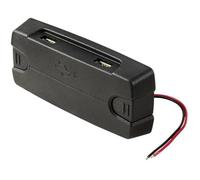 Prise USB-A femelle - TRU COMPONENTS - TC-12114152 - Montage en surface - Recharge 2 appareils - Noir