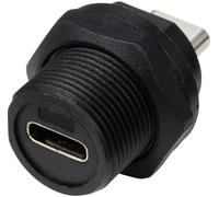 Prise USB-C® 3.0 sur prise IP67 (filetage) TC-E10T-FT3-PRF TC-13543608 TRU COMPONENTS Contenu: 1 pc(s)