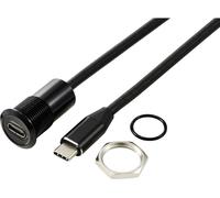USB 3.1-C ® femelle/mâle 1 m câble noir TC-13376328 TRU COMPONENTS Contenu: 1 pc(s)
