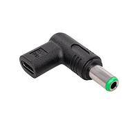 Prise USB C AK-ND-C18, DC 6,3/3,0 connecteur mâle : adaptateur noir AKYGA