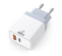 Prise USB C, Chargeur USB C Rapide pour iPhone 16 15 14 13 12 11 Pro Max Plus Mini X XS XR SE, iPad,Samsung Galaxy, 25W Prise Chargeur iPhone Rapide Bloc Chargeur Secteur USBC Multi Adaptateur Type C