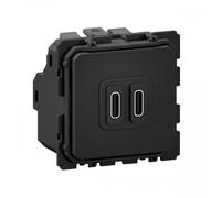 Prise USB-C double 20W Power Delivery à bornes automatiques Céliane LEGRAND