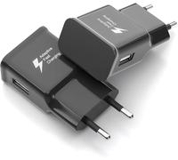 Prise USB Chargeur Rapide Compatible avec Samsung Galaxy A20e A20 A21s A22 A32 A40 A41 A42 A50 A51 S10 S9 S8 Note 10/9 /8, 2 Pack Bloc Adaptateur Secteur Mural pour Tab A9 A9+ Tab s6 Lite (Non Câble)