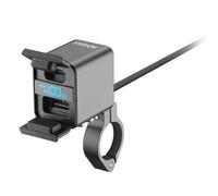 PRISE USB DOUBLE GUIDON AVEC MAINTIEN DE CHARGE INTERPHONE