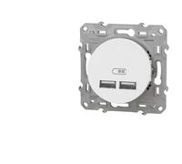 Prise USB double Schneider Odace