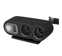 Prise / USB / lampe / rallonge pour prise allume-cigare / 12V / 5A / longueur 0,9m