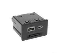 Prise USB pour 2019 pour Silverado pour GMC 13529869, USB-C pour lecteur de carte SD Module de remplacement du port de console centrale