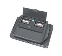 Prise USB pour camping-car, prise USB 12 V | Ports USB pour camping-car à montage mural 3,1 A - Chargeur de prise USB de voiture avec couvercle, chargeur de téléphone RV, Station de charge USB pour vé
