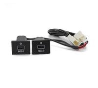 Prise USB pour Console, Compatible avec Ford pour Focus 2 Mk2 2009 2010 2011 Voiture Rapide pour Chargeur 12V Double Interface QC3.0 Prise De Téléphone Prise Port USB Avant