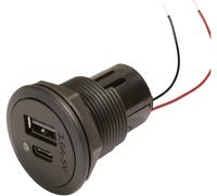 Pro Car Prise USB double ProCar Power USB-C/A 12 ou 24 V DC
