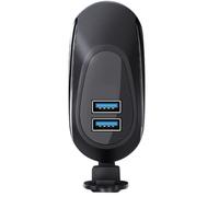 Prise USB RV 12 V - Support mural - Prise USB RV - 36 W - Ports USB PD3.0 RV - Chargeur de téléphone - Double chargeur USB QC3.0 pour voiture, marine, bateau, bus