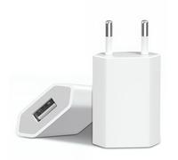 Prise USB Secteur Chargeur Universel 5V 1A Embout Bloc Compatible with iPhone XS Max XR X 8 7 6 6S 5S Plus SE 14 13 12 11 Pro/Samsung/Huawei/Xiaomi Tablettes (2 Packs)