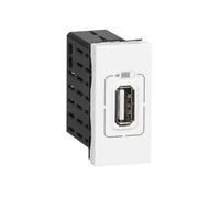Prise USB Type-A 1,5A 5V 7,5 Watts Mosaic 1 module 230V blanc LEGRAND 077591