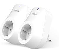 Prise Wi-Fi intelligente Tenda SP3, 10 A, avec télécommande, compatible avec Alexa et Google Home, commande vocale et par application, avec minuterie, sans hub, lot de 2
