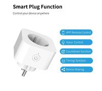 Prise WiFi 16a pour maison connectée, ue, Tuya, télécommande, appareils ménagers, fonctionne avec Alexa Google Home, aucun Hub requis
