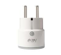 Prise Wifi Intelligente Eu 10a, Fonction De Contrôle De L'alimentation, Tuya Smartlife App, Fonctionne Avec Alexa Google Assistant