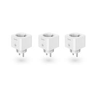 Prise WiFi intelligente, Matter, 3.680W, commande voc/appli, pack de 3