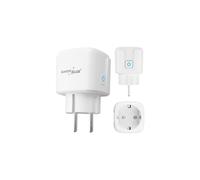 Prise Intelligente Wi-Fi avec Compteur d'électricité 16A 3840W Blanc