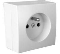 Zenitech - Prise 2P+T 16A saillie - Blanc