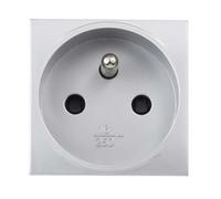 Zenitech Prise 2P+T Connexion Auto - Moteur Seul - Silver - Simplea