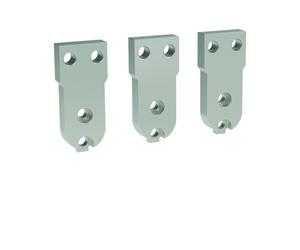 Prises Avant - bas,court - HW1 débrochable 3 Pôles (FC) (pièce détachée) - HAGER HWY046HSA