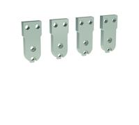 Prises Avant - bas,court - HW1 débrochable 4 Pôles (FC) - HAGER HWY047H