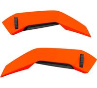 Prises d'air supérieures orange sur le casque Airoh Connor