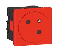 Prises de courant 2 P+T Surface Mosaic EASYLED Link rouge LEGRAND 077118L