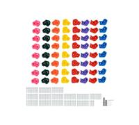 Prises d'escalade 72 poignées mur d'escalade extérieur