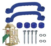 Prises D'escalade - Barres De Singe 25 X 7,5 Cm, Cadre D'escalade Pour Tout-petits En Intérieur, Poignée De Maison De Jeu 2 Pièces | Guidon Antirouille, Fournitures Réutilisables Pour Arrière-cour, Av