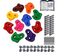 Prises D'escalade Enfants, Couleur Aléatoire Capacité De Charge Jusqu'à 200 Kg, Matériel De Fixation Inclus, Différentes Quantités Multicolores, Couleur: Mixed Colours, Unité D'emballage: 10 Pièces