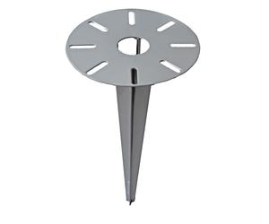 Prises LED RGB lampe d'extérieur lampe de TÉLÉCOMMANDE DIMMABLE terrasses de jardin colonne de distributeur d'électricité Stahl - Erdspieß