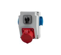 Prises RS COMBINÉES 32A 5p, 2x230V, 0/1(32A) F3.1878