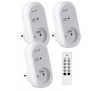 Prises télécommandables - CasaControl - KT6631 - Pack de 3 - Compatible Smart wifi - 2300 Watts
