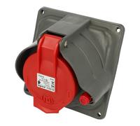 Prisinter fixe Hypra 16A - 3P+N+T - 380V~ à 415V~ - plastique - IP44/55