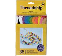 DMC - Pack de 36 échevettes multi-brins - couleurs pastels, 100% coton - Fil à broder | Kit pour broderie point de croix, tricotage, bracelet brésilien, loisirs créatifs | Fil à coudre